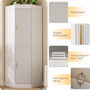 Armoire en bois contemporaine fabriquée au Vietnam pour chambre, salle à manger, salon - Meuble de maison durable MD07 avec garantie d'un an - Product Image 5