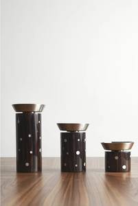 Juego de Quemadores de Incienso de Madera con Recipiente Metálico, Soporte Aromático de Madera de Sándalo, Difusor de Aromaterapia para Uso en Todas las Estaciones - Product Image 2