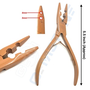 Professional Durable Reusable Stainless Steel Hair Extension <b>Tools</b> Kit Set Micro Beads Pliers Loop Hook <b>Thread</b> Clips Accessories - Product Image 5