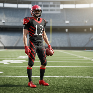 Premium Quality Team Wear Practice Sportswear American Football Uniform <b>Set</b> Breathable Sublimated Team Jersey Pants OEM ODM Kits - Product Image 3