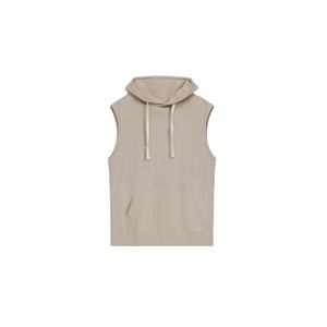 New Wholesale High Quality Thick Plain Sports Wear <b>Hoodie</b> Cotton Zip up <b>Sleeveless</b> Workout Gym <b>Sleeveless</b> <b>Hoodie</b> for <b>Men</b> - Product Image 5