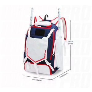 Bolsa de Béisbol Personalizada con Estampado, Resistente al Agua, de Poliéster, Mochila de Entrenamiento con Soportes para Bates, Gran Capacidad, para Deportes al Aire Libre - Product Image 4