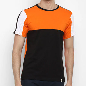 T-shirt pour homme personnalisé avec logo imprimé, 100% coton, col rond, coupe ample, service OEM personnalisé, couleur unie. - Product Image 1