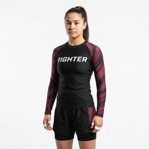 Camiseta de Entrenamiento de Manga Larga para Mujer, Ajustada, para Artes Marciales Mixtas (MMA), con Estampado por Sublimación, Absorbe la Humedad - Product Image 6