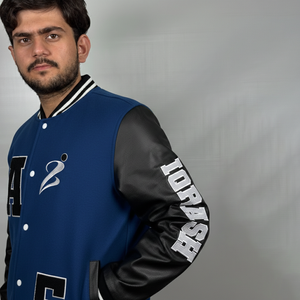 Customized Heavyweight Wool Canvas <b>Varsity</b> <b>Jacket</b> Front Breathable Waterproof <b>Bomber</b> <b>Varsity</b> <b>Jacket</b> for <b>man</b> - Product Image 6