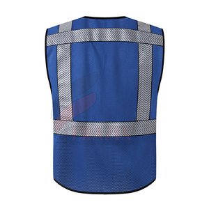 Chaleco de trabajo duradero, reflectante y de seguridad para la seguridad en el lugar de trabajo, proyectos de construcción y trabajo al aire libre. - Product Image 2