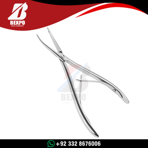 Pinzas de corte manuales de acero inoxidable alemán para huesos, pulidas, para cirugía médica, con unión en esquina - Product Image 3