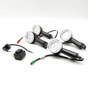 Intermitentes LED Negros Originales de Diseño Único para Motocicleta Hunter 350 Meteor 350, Luces Delanteras y Traseras de Señalización de Giro Kxa00096 OEM - Product Image 6