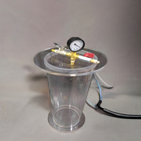 Tubo de Cámara de Vacío de Alta Presión de Acrílico, Cilindro Transparente Pequeño ODM para Aplicaciones Científicas e Industriales de Laboratorio de Investigación