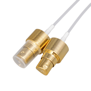 Bomba de pulverización de niebla fina 24/410, tapa de atomizador de Perfume dorado para embalaje de botellas cosméticas, proveedor mayorista OEM - Product Image 5