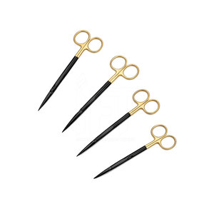 Black Coated Stainless Steel Manual Beauty <b>Scissors</b> High Quality Surgical Tool for Styling Salon and Personal Daily Use - Product Image 1