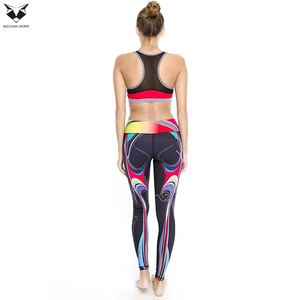 Soutien-gorge de sport respirant pour femme, imprimé par sublimation, qualité supérieure, service OEM, nouveau design, best-seller, pour yoga et fitness. - Product Image 3