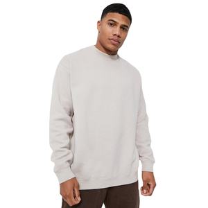 Sweat-shirt pull XL de haute qualité pour hommes 100% coton solide col rond manches longues sérigraphie tissu polaire sur mesure - Product Image 1