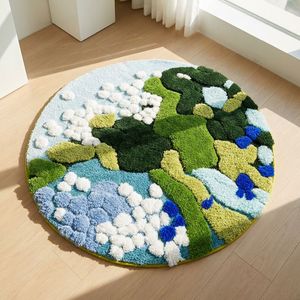 Tappeti 3D Colorati a Cartoni Animati per Camera da Letto, Super Morbidi e Antiscivolo, con Bellissimi Fiori, Adorabili per Camere dei Bambini - Product Image 1