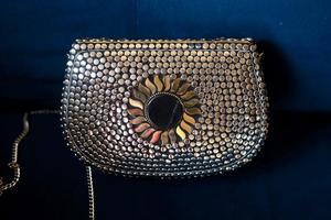 Bolso de Mano Metálico Ligero de Diseño Bohemio Indio para Mujer, Bolso de Mensajero Hecho a Mano para la Noche, Bolso de Compras con Marco Metálico Estilo Boho - Product Image 2