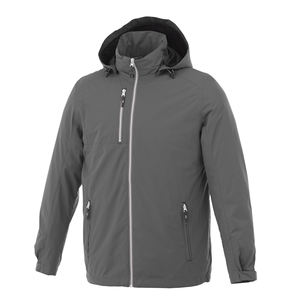 Vestes zippées pour hommes en polyester dobby respirant 100% de qualité supérieure OMMIZ, fabrication en gros, vestes d'hiver personnalisées pour hommes - Product Image 3