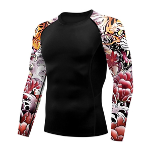 Premium Mens Rash Guard Full Sleeve Lightweight Stretch <b>Athletic</b> Wear High Quality Supplier - Product Image 2