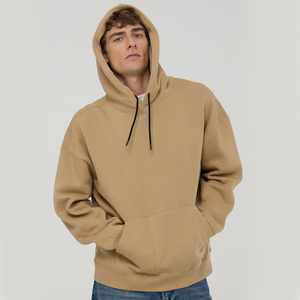Sweat-shirts à capuche unisexes en gros, coupe oversize, en coton épais, haute qualité, anti-rétrécissement - Product Image 5