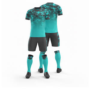 Uniforme de football personnalisé pour jeunes et adultes, design par sublimation |   Tailles pour hommes, femmes et jeunes |   Vêtements de sport légers et à séchage rapide - Product Image 3