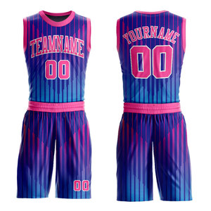 Custom Sublimated Basketball Jersey Set White Red Team Name 00 Breathable Mesh Sleeveless Uniform Adults All Seasons - Product Image 4