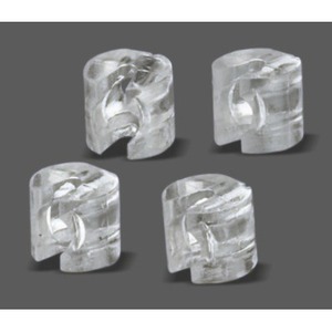 ANB Built-in Chain Stopper Clear Cordless Roller <b>Shades</b> for <b>Window</b> Blinds and Curtains Vertical Pattern with Easy Installation - Product Image 3