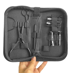 Hair Extension Kits Complete <b>Salon</b> <b>Equipment</b> and <b>Beauty</b> Accessories Hair Extension Installation Application Removal Styling - Product Image 1