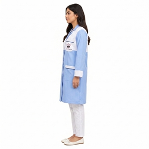 Batas de Laboratorio Premium para Hombre y Mujer, Ropa de Trabajo de Manga Larga, Ajuste Cómodo, Material Duradero para Ciencias Médicas - Product Image 6