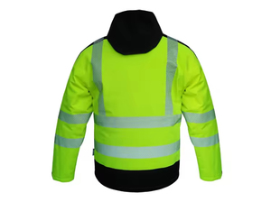 <b>Mens</b> Hi-Vis <b>Reflective</b> Workwear <b>Jacket</b> High Visibility Safety Garment for Outdoor and Industrial Work - Product Image 2