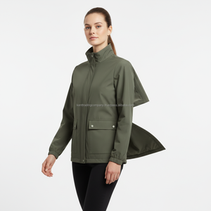 Custom Logo Printed Windbreaker Jacket Unisex Water Resistant Lightweight 100% Polyester Outerwear Hooded Manufacturer Wholesale - Product Image 2