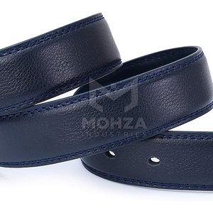 Service OEM Ceintures de baseball décontractées en cuir de vachette de haute qualité, couleur personnalisée, légères, respirantes, avec boucle à ardillon pour hommes, vente en gros - Product Image 2