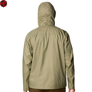 Hexaplus Industries Men's Winter Windbreaker Hooded Breathable Waterproof Windproof <b>Canvas</b> <b>Jacket</b> Zipper Closure Anti-Bacterial - Product Image 6