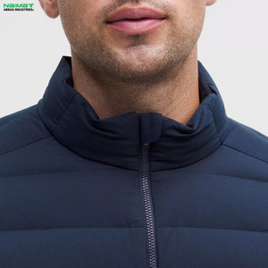 Chaqueta de Plumón Plegable para Hombre, Ideal para Viajes, con Bolsa de Almacenamiento, Compacta, Ligera, Resistente al Viento y Acolchada - Product Image 2