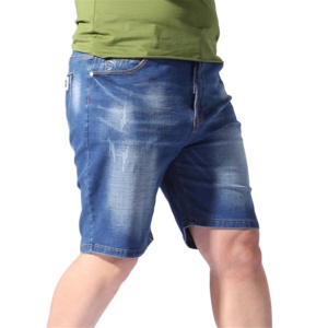 Shorts Vaqueros Rectos Casuales de Verano Transpirables de Alta Calidad al por Mayor Personalizados, 100% Algodón, Servicio OEM para Hombre - Product Image 1