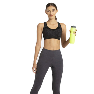 Women's High Support Halter Plaid Sports <b>Bras</b> for Yoga Running Breathable Nylon/Spandex Removable Cups Crew Neck <b>Plus</b> <b>Size</b> S-2XL - Product Image 4