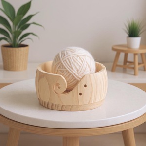 Wooden <b>Yarn</b> Bowls High Quality - Product Image 5