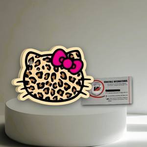 Herramientas de Belleza Ecológicas Personalizadas: Placas Acrílicas Ovaladas con Diseño de Hello Kitty, Lazo Rosa y Mariposa, Herramienta Magnética para la Elaboración de Pestañas - Product Image 6