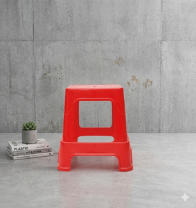 20 Square <b>Stool</b> Virgin Modern <b>Plastic</b> Non-Foldable Customised Brand Living Room Kitchen Eco-Friendly - Product Image 3