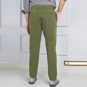 Pantalones Chinos de Lona para Hombre, Corte Recto, Ajustados, Transpirables, con Logotipo y Talla Personalizados Bordados - Product Image 2