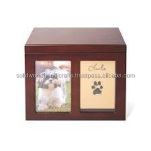 Urne funéraire en bois pour cendres d'animaux domestiques Urnes de crémation en bois pour cendres de chat et de chien Urnes de souvenir à bas prix - Product Image 3