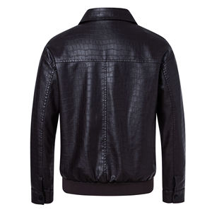 IMPROVEMENTS SPORTS IM-0052 2026 Hot Selling Genuine <b>Leather</b> <b>Jacket</b> New Fashion Waterproof Winter <b>Men's</b> Stand Collar Zipper - Product Image 3
