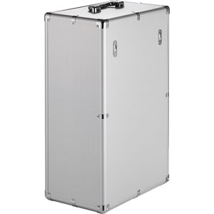36 Slots Silver Aluminum Alloy <b>Phone</b> Storage Locker <b>Box</b> Portable Handle with Key <b>Lock</b> Handwritten Design - Product Image 6