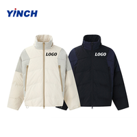 Vestes en duvet classiques résistantes au vent Layenne à prix compétitif, logo personnalisé, veste matelassée streetwear pour hommes