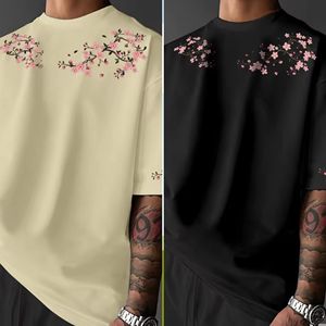 Camiseta de Cuello Redondo Estampada para Hombre, Talla Grande, Personalizada al por Mayor, Informal, de Verano, de Manga Corta, Gráfica, Suave, Transpirable, de Algodón - Product Image 1