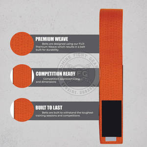 Cinturones de Karate Ligeros para Artes Marciales, Suministro Profesional de Fábrica, Diseño Personalizado - Product Image 3