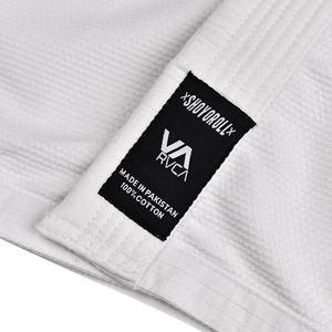 ออกแบบชุดยิมโนะกิโมโน่ Shoyoroll RVCA รุ่นล่าสุดของคุณเอง ผลิตตามสั่ง 450 GSM โรงงานผู้ผลิต OEM ชุดยิวยิตสู Shoyoroll - Product Image 4