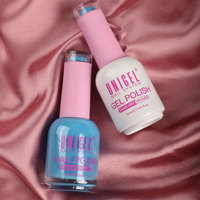 Fabricants, fournisseur d'ongles, conceptions exclusives, personnaliser la marque Pastel Collection, vernis à ongles en gel 2 en 1 assorti
