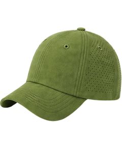 <b>Lime</b> Green Breathable Sports Baseball Cap Adjustable Strap Lightweight Quick Dry Outdoor Running Gym Casual Hat Premium Quality - Product Image 1