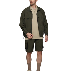 Chaqueta Cortavientos Unisex de Nuevo Diseño, Impermeable, Transpirable, con Logotipo Personalizado, Cómoda, Talla Grande, Cierre de Cremallera y Manga Larga - Product Image 4