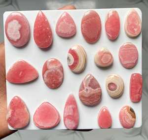 MAHNAJ GEMS Natural Rhodochrosite A One Quality 100% Natural Rhodochrosite Cabochon Loose Gemstone For Making Jewelry JAIPUR - Product Image 6