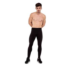 กางเกงเลกกิ้งโยคะเอวสูงสีดำล้วนสำหรับผู้ชายแบบเต็มตัว - Product Image 5